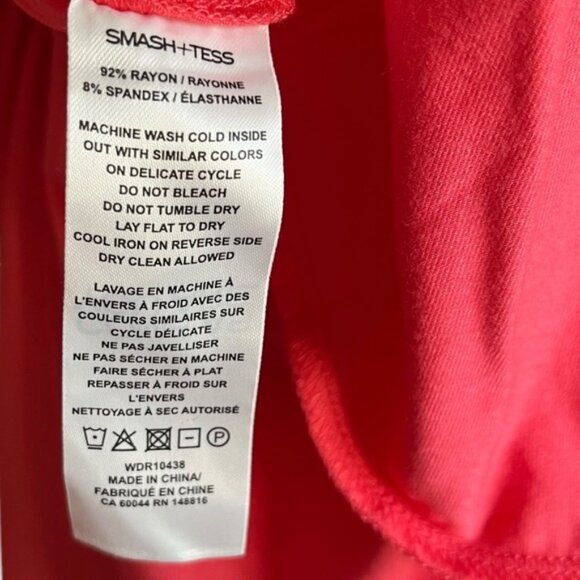 Smash + Tess Ellie Maxi Dress Size XL Hot Coral NWT - Picture 13 of 16